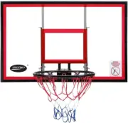 Indoor Mini Basketball Hoop Wall Mounted Basketball Backboard Ring Net Rim Set 1