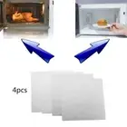 4Pcs Mica Plates Sheets Microwave Oven Repairing Part Kitchen Tool 130 x 130mm
