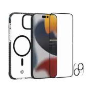 3pc Impact Zero Cam Lens/Case/Screen Protector For iPhone 15 Plus w/Applicator
