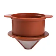 Stainless Steel Coffee Filter - Double Layer, Paperless Pour Over Maker