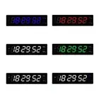 LED Digital Clock Hotel Office Dining Room Dorm Bar Wall Hanging Alarm Clock