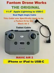DJI Mavic Air 2 & 2S ...Remote Control Tablet Cable..Short... Iphone to USB-C