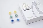 Linsoul TANGZU Tang Sancai Matte Texture Straight Tooth Grooves Eartips for IEMs, in-Ear Earphone, Audiophile Musician (TangSanCai, S+M+L-3pairs)