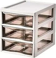 Under Desk Container Storage Drawer Cabinet 3 Drawers A4 File Organize Sorter Room Office School Wheeled DIY Assembly 3 Layers