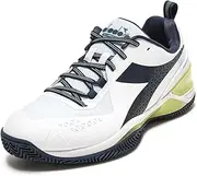 [Diadora] Men's Blushield Torneo 2 Clay Tennis Shoes White and Pageant Blue