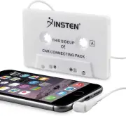 Car Audio Cassette Deck Player Tape Adapter 3.5mm Aux Cable Cord MP3 Phone iPod