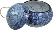 PRETYZOOM Small Japanese Ceramic Stew Pot with Lid Versatile Cooking for Soup Bird's Nest and Desserts High Temperature Resistant Steaming Cup for Delicious Miso and Egg Custard