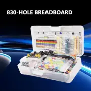 830 Pcs DIY Electronic Starter Kit for Arduino UNO R3 with Breadboard Componentq