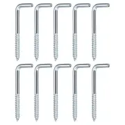 50mm/1.97" Ceiling Hooks Cup Hook Screw-in Hanger for Indoor and Outdoor 50pcs