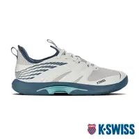 在飛比找PChome24h購物優惠-K-SWISS SpeedTrac輕量進階網球鞋-男-白/藍