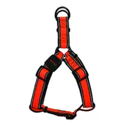 Scream Reflective Step In Dog Harness Loud Orange - 4 Sizes