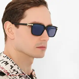 Cartier CT0220S 卡地亞品牌太陽眼鏡｜復古黑色方型防紫外線個性濾藍光男女墨鏡 男女生品牌眼鏡框【幸子眼鏡】