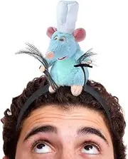 Headband Shoulder Rat Plush Mouse Stuffed Animal Toy Hair Clips Cosplay Props Headbands for Women