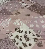 Beautiful Manes Fabrics Co. Vintage Cotton/Cotton Blend Floral Patchwork Fabric