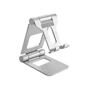 Brateck Aluminium Foldable Stand Holder For Phones And Tablets Silver