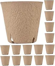 MOTHNUR 20pcs Starter Pots Nursery Planting Containers for Plants Lightweight Durable Reusable Garden Pots with Drainage for Gardeners and Lovers
