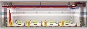1:18 Simulation Car Parking Garage Model Scene Dust-Proof Collection Display Box Parking Lot Ornaments Display Case Model Garage Desktop(Gray)