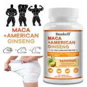 Maca + American Ginseng for Men, Performance, Stamina & Focus Support