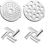 Shewa 2 Piece Electric Meat Grinder Replacement Set Mincer 2 Pieces Grinder 5# 7#