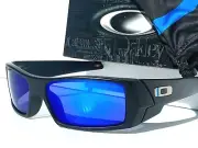NEW Oakley GASCAN Thin Blue Line POLARIZED Galaxy Blue Mirror Lens Sunglass 9014