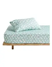 [Linen House Kids] Wiggle Combo Sheet Set in Mint