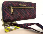 New With Tag TRAVELON Zip Round RFID Blocking Anti-Theft Wristlet WALLET Clutch