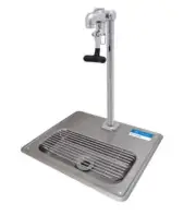 BK Resources 12-11/16"W Stainless Steel Glass Filler Water Station Sink
