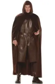 Underwraps Deluxe Hooded Cape Renaissance Adult Mens Halloween Costume 28540