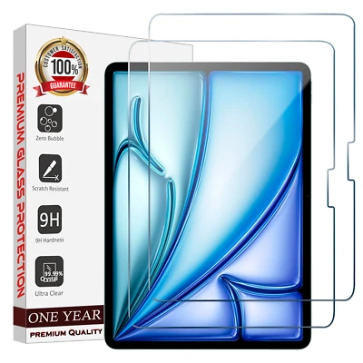 Entronix Clear Screen Protector Compatible with iPad Pro M4 11" (2024) - 2-Piece