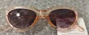 Caliblue Translucent Pink Frame 100% UVA + UVB Protection Sunglasses Womens