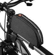 VENFOREST Bike Top Tube Bag Waterproof Bicycle Front Frame Bag Top Tube Bike Pouch for Road Mountain Bicycle Outdoor Cycling Travel Hiking