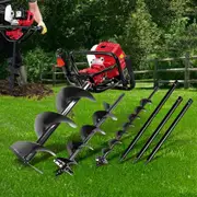 92CC Giantz Post Hole Diggers Petrol Digger Extension Auger Bits