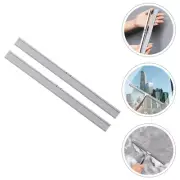 2 Pcs Squeegee Blades Replacement Shower Rubber Door Wiper Strip Mirror