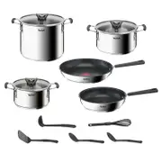 Tefal Opti'Space Induction 13 Piece Set G737SD44