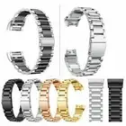Stainless Steel Metal Watch Band Strap For Fitbit Charge 3 3rd Gen + Tool