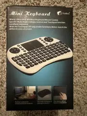 Mini Wireless Keyboard With Touchpad New