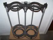 M&K MACHINE NITROUS DUAL BOTTLE BRACKET 15 lb. Mounting 1-3/4" NOS N2O Race NEW
