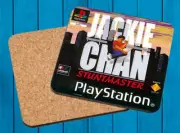 Jackie Chan Stuntmaster PLAYSTATION Psx Coaster Wood Wooden Coasters