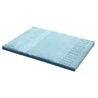 Bedding Cool Gel 7-Zone Memory Foam Mattress Topper with Bamboo Cover | 8cm |...