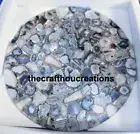12"x12" Natural Agate Geode Coffee Table Top, Agate Table Top, Home Patio Decors