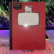 2023 Sanrio Hello Kitty Composition Notebook 2 Pack Red Pink Bow School Classic