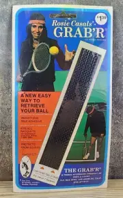 NEW/SEALED Vtg Rosie Casals - Grab'r Tennis Ball Retriever Strip - Port-a-Court