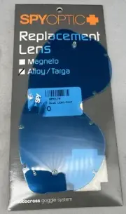 CC@12.63 NEW SPY OPTICS CLEAR BLUE REPLACEMENT GOGGLE LENS W/POSTS AMX17P