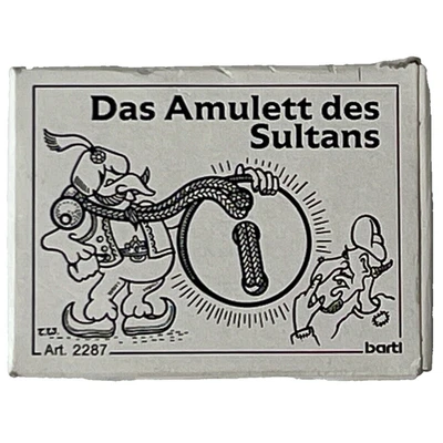 Vintage Das Amulett des Sultans Magic Trick Puzzle by Barti Art. 2287 NOS