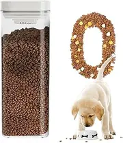Moreeulsi Dog Food Container | Grain Airtight Jar with Lid | Leakproof Pet Food Storage, Cereal Sealed Jar for Nuts Coffee Beans Dried Fruit