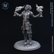 Female Human Alchemist by Flesh of Gods | D&D | DnD | Print on Demand