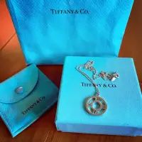 在飛比找蝦皮購物優惠-二手商品 TIFFANY & Co. 純銀鎖骨鏈 9成新