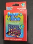 Connect 4 mini Travel four in a line board game box ~11cm tall