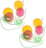 Mikinona Portable Eye Cold Masks 6pcs Ice Eye Packs Hot Cold Compress for Men Women Random Style