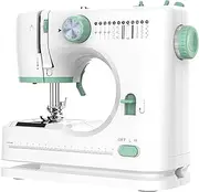 [YOPOWER] Sewing Machine,12 Stitch Portable Electric Mending Machine for Home Travel DIY Beginners with Light and Extension Table